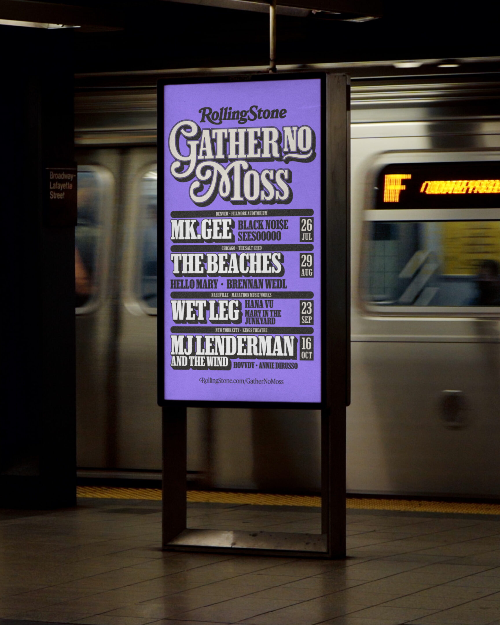 Subway billboard